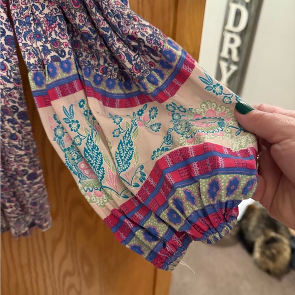 Multicolor Bohemian Women's Top - Picture 3 of 5